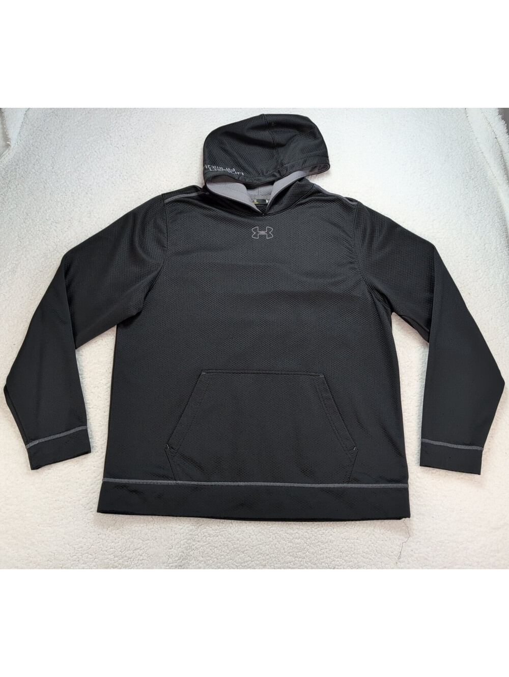 Under Armour Hoodie Mens XL Loose Pullover Athletic Black 2012